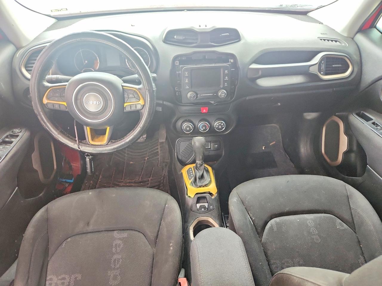 2017 Jeep Renegade VIN ZACCJABB1HPE60577 COPART salvage auction — Vandalized, TX - CERTIFICATE OF TITLE, sold $700 on 2026-07-02 (photo 8)