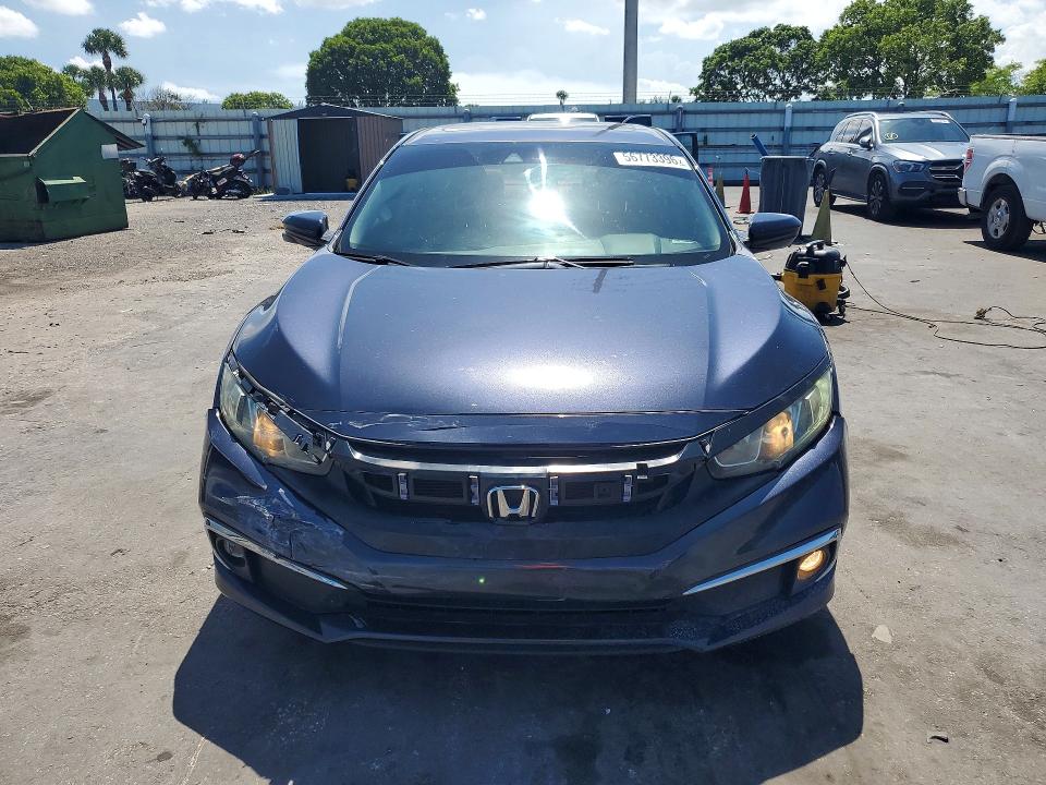 2019 Honda Civic VIN JHMFC1F35KX011884 COPART salvage auction — FRONT END, Fl - Cert Of Ttl-Rebuilt&Slvg Rbld, sold $5,400 on 2026-07-08 (photo 5)