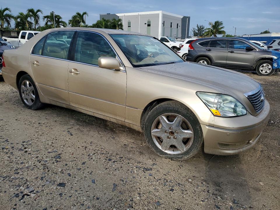 2004 Lexus Ls 430 VIN JTHBN36F640142591 COPART salvage auction — FRONT END, Fl - Certificate Of Title, sold $2,300 on 2026-07-31 (photo 4)