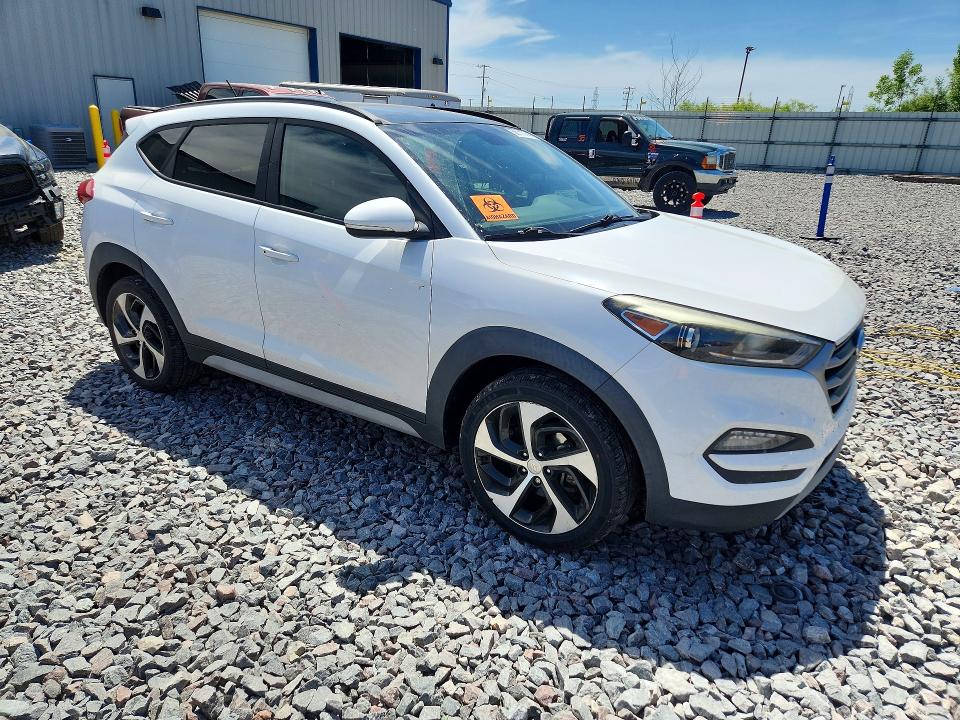 2017 Hyundai Tucson VIN KM8J33A22HU567436 COPART salvage auction — FRONT END, Wi - Certificate Of Title, sold $3,600 on 2026-07-06 (photo 4)