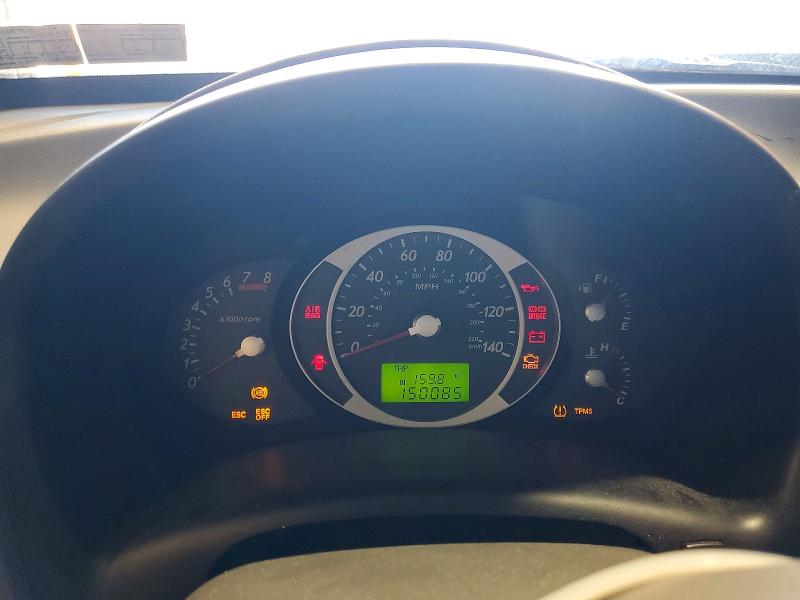 2008 Hyundai Tucson VIN KM8JM12B78U897959 COPART salvage auction — FRONT END, PA - CERTIFICATE OF SALVAGE, sold $175 on 2026-07-02 (photo 9)