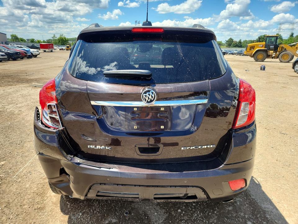 2015 Buick Encore VIN KL4CJDSBXFB036334 COPART salvage auction — REAR END, Il - Salvage Certificate, sold $975 on 2026-07-23 (photo 6)