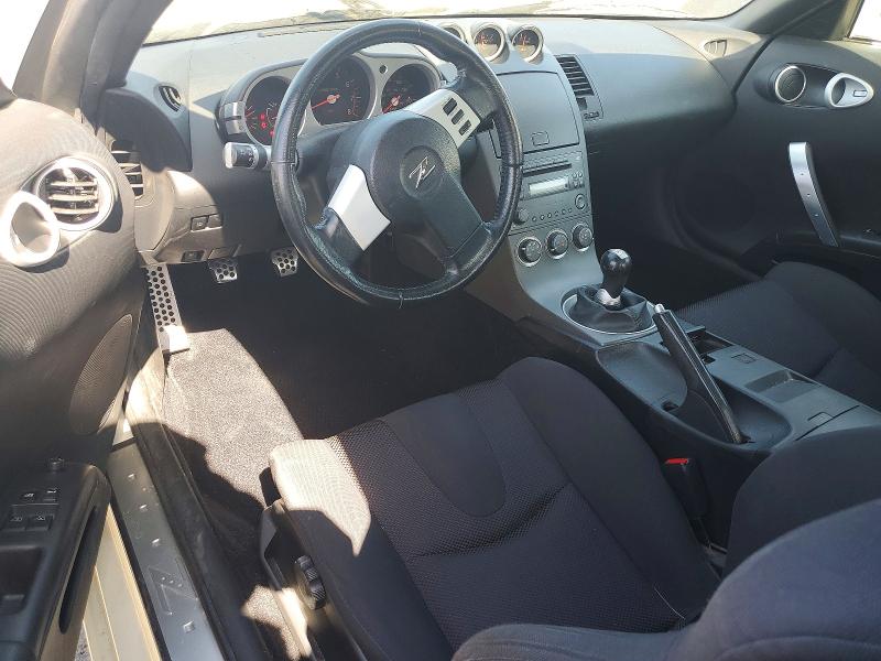 2003 Nissan 350z VIN JN1AZ34D63T105897 COPART salvage auction — FRONT END, CA - SALVAGE CERTIFICATE, sold $3,500 on 2026-07-16 (photo 8)