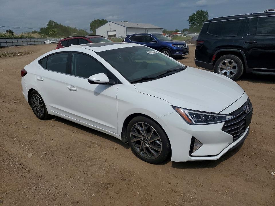 2019 Hyundai Elantra VIN 5NPD84LF6KH475840 COPART salvage auction — Burn Engine, OH - CERT OF TITLE-SALVAGE, sold $3,250 on 2026-07-02 (photo 4)