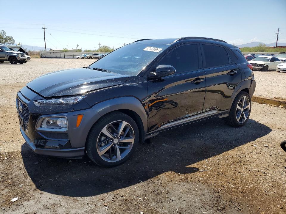 2018 Hyundai Kona VIN KM8K3CA56JU097089 COPART salvage auction — REAR END, Az - Cert Of Title - Salvage, sold $3,700 on 2026-07-17 (photo 1)