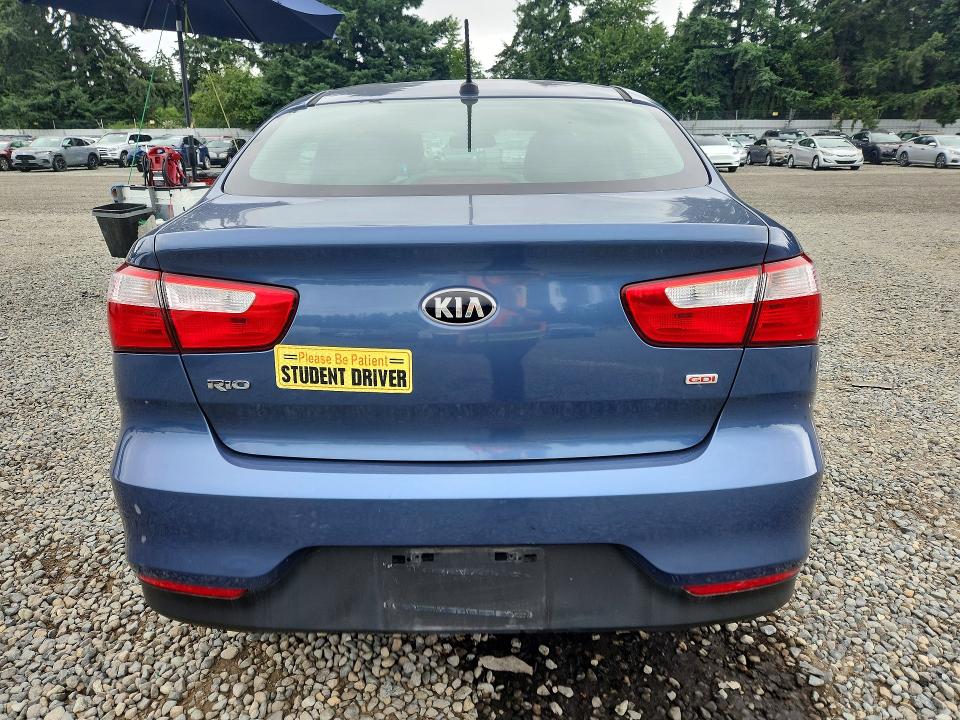 2016 Kia Rio VIN KNADM4A35G6691553 COPART salvage auction — FRONT END, Wa - Bill Of Sale, sold $475 on 2026-07-14 (photo 6)