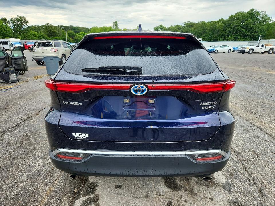 2021 Toyota Venza VIN JTEAAAAH7MJ014677 COPART salvage auction — ROOF, MO - SALVAGE CERTIFICATE OF TITLE, sold $100 on 2026-07-29 (photo 6)