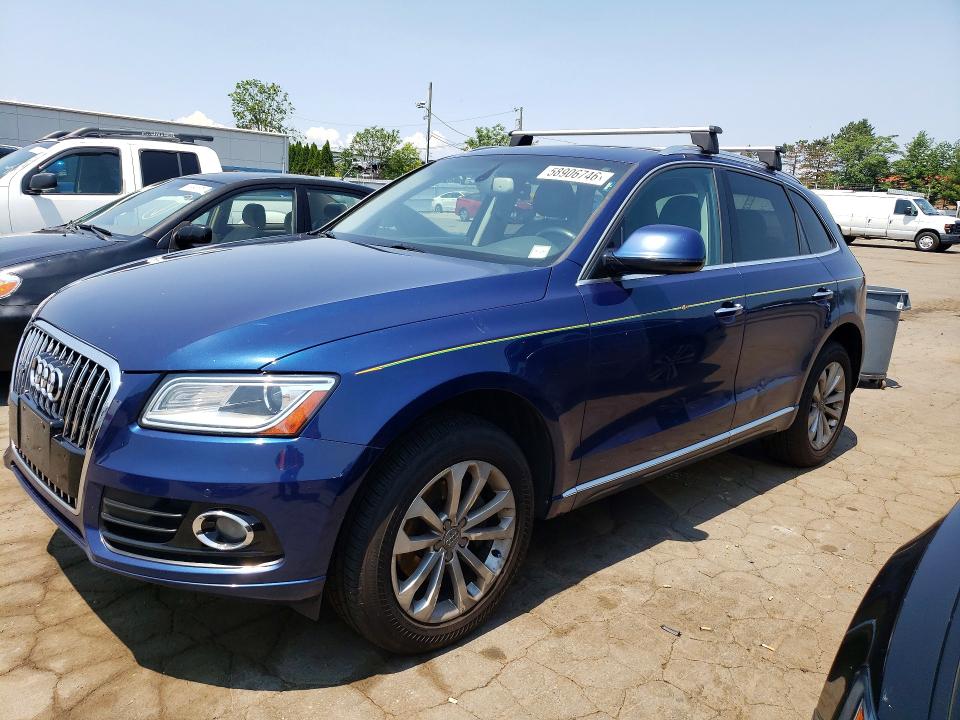 2016 Audi Q5 VIN WA1L2AFPXGA078916 COPART salvage auction — REAR END, Ct - Certificate Of Title, sold $3,300 on 2026-07-10 (photo 1)
