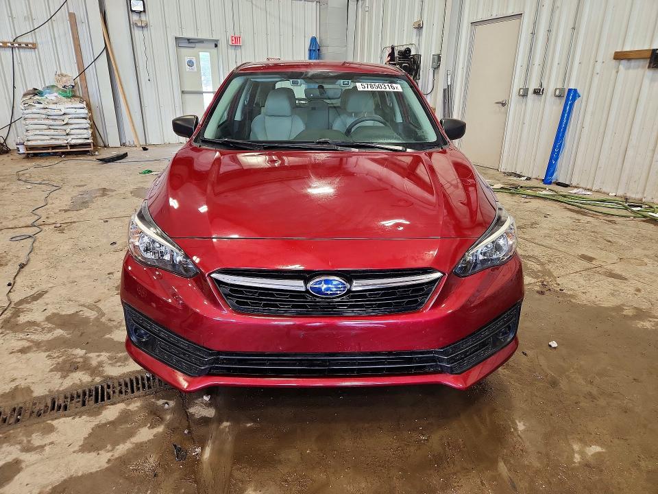 2023 Subaru Impreza VIN 4S3GTAB65P3710582 COPART salvage auction — HAIL, Wi - Salvage - Multiple Brands, sold $8,600 on 2026-07-27 (photo 5)