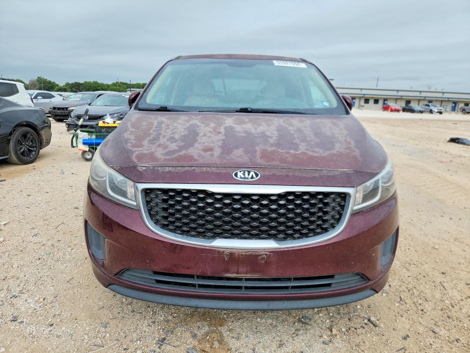 2016 Kia SEDONA VIN KNDMB5C18G6131925 COPART salvage auction — MINOR DENT/SCRATCHES, Tx - Certificate Of Title, sold $700 on 2026-07-09 (photo 5)