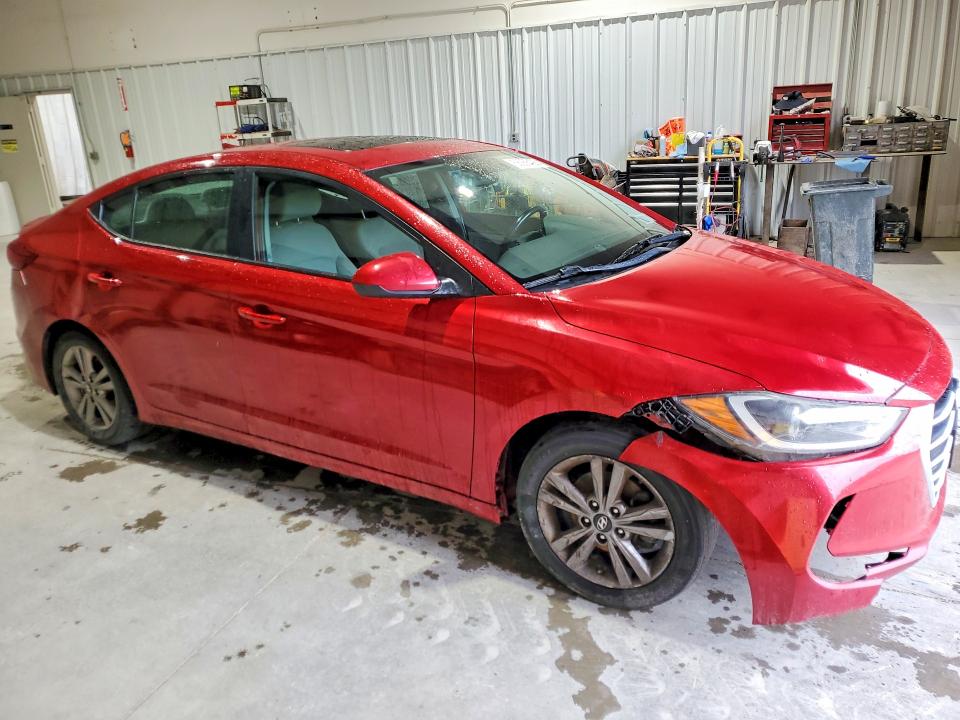 2018 Hyundai VIN KMHD84LF6JU698234 COPART salvage auction — FRONT END, Salvage Title, sold $250 on 2026-07-27 (photo 4)