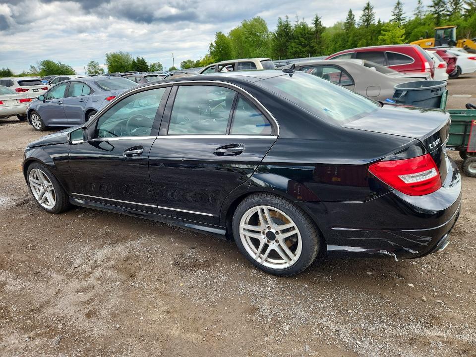2012 Mercedes-benz VIN WDDGF8BB9CA721139 COPART salvage auction — FRONT END, Salvage Title, sold $4,450 on 2026-08-20 (photo 2)