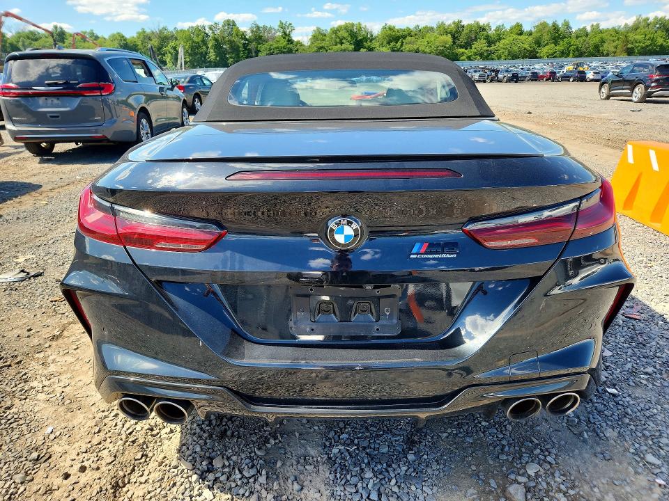2020 BMW M8 VIN WBSDZ0C08LBM09464 COPART salvage auction — WATER/FLOOD, Nj - Cert Of Title-Salvage Flood, sold $27,500 on 2026-07-07 (photo 6)