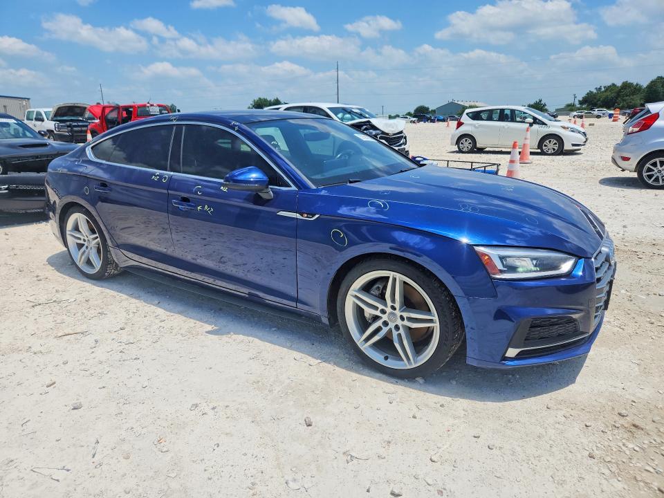 2018 Audi VIN WAUENCF58JA117216 COPART salvage auction — HAIL, Tx - Certificate Of Title, sold $8,300 on 2026-07-23 (photo 4)