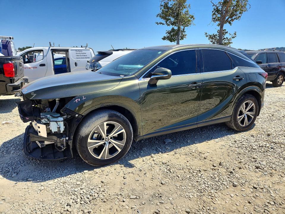 2023 Lexus Rx VIN 2T2BBMCA3PC003467 COPART salvage auction — FRONT END, Ca - Salvage Certificate, sold $28,500 on 2026-08-21 (photo 1)