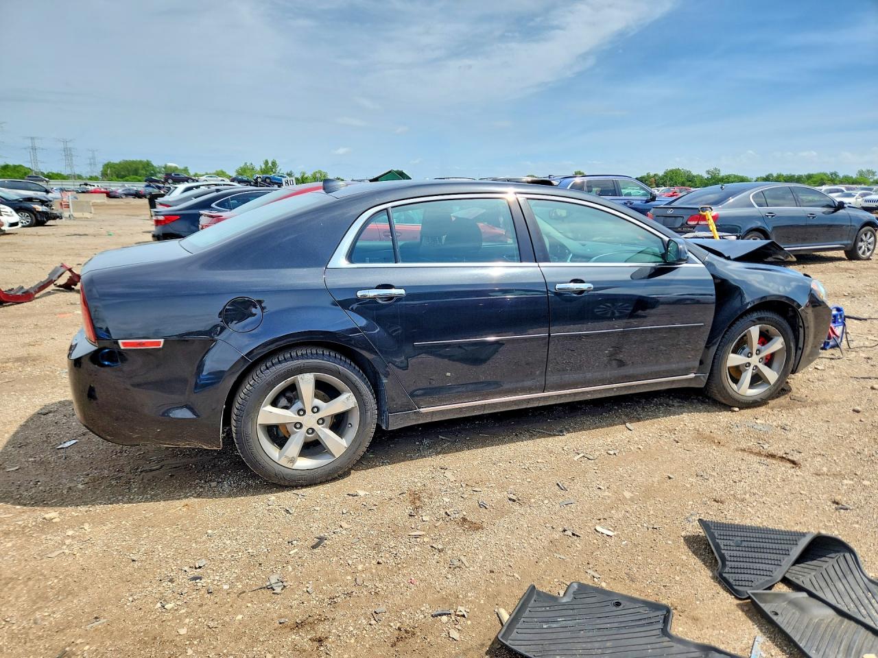 2012 Chevrolet Malibu VIN 1G1ZC5E08CF204172 COPART salvage auction — Front End, IL - SALVAGE CERTIFICATE, sold $350 on 2026-07-09 (photo 3)