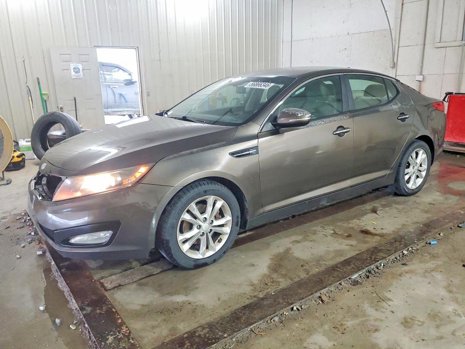 2013 Kia Optima VIN 5XXGM4A74DG093468 COPART salvage auction — FRONT END, Tn - Salvage Certificate, sold $175 on 2026-07-21 (photo 1)