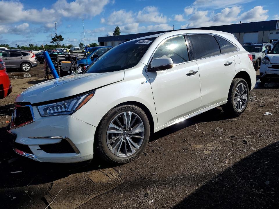2019 Acura Mdx VIN 5J8YD7H50KL001944 COPART salvage auction — SIDE, Mi - Certificate Of Title, sold $3,600 on 2026-07-24 (photo 1)