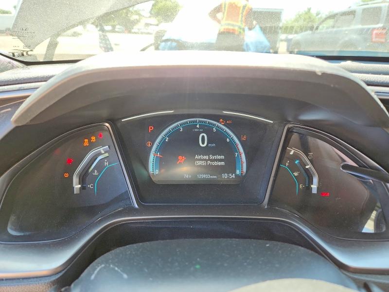 2020 Honda Civic VIN SHHFK7H6XLU407561 COPART salvage auction — SIDE, Md - Cert Of Salvage > 75% Damage, sold $3,600 on 2026-07-07 (photo 9)
