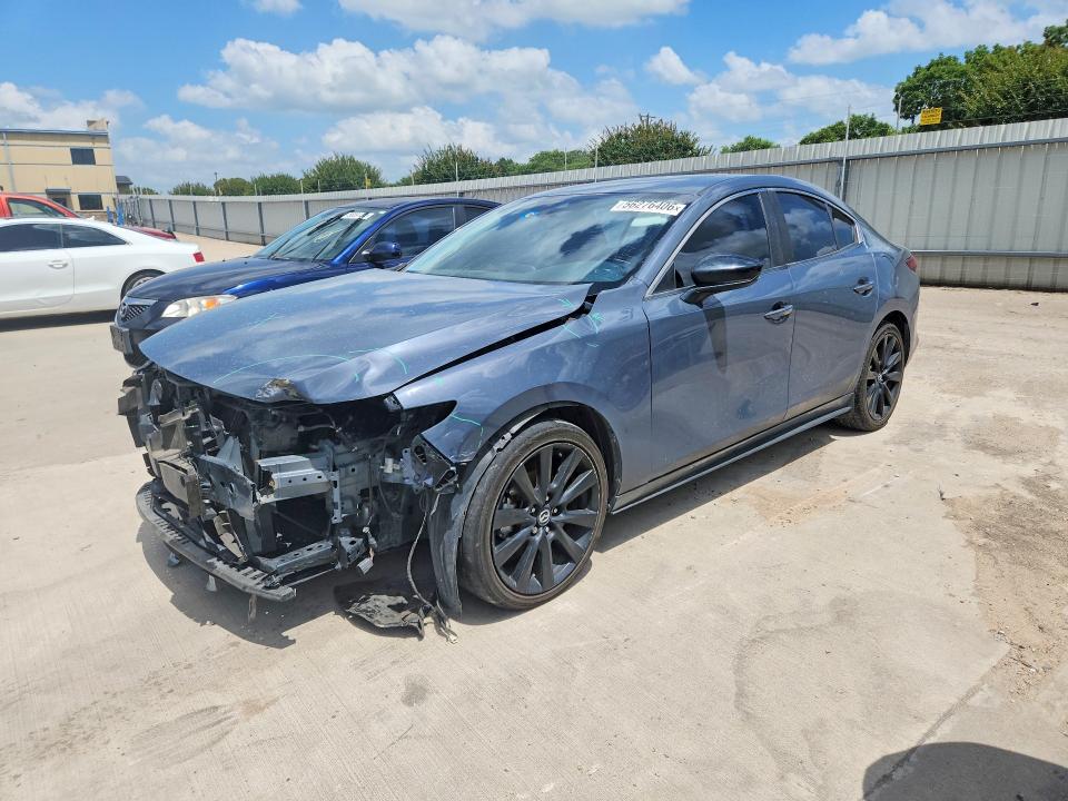 2022 Mazda 3 VIN JM1BPACL8N1507519 COPART salvage auction — FRONT END, Tx - Salvage Vehicle Title, sold $3,200 on 2026-07-23 (photo 1)