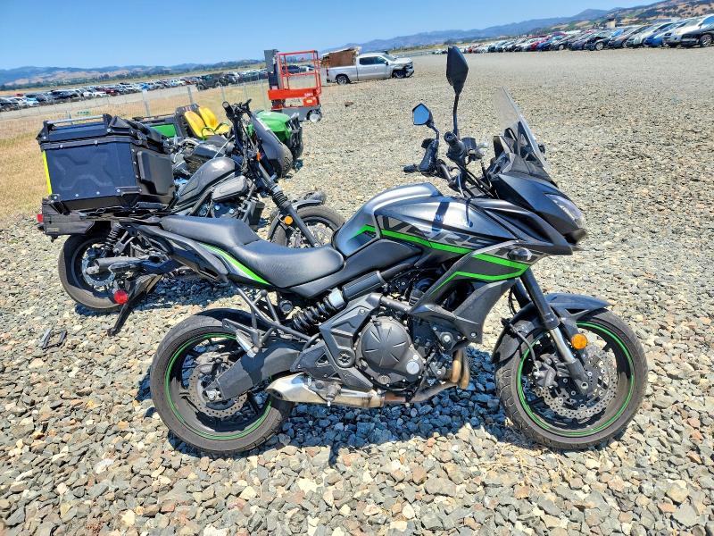 2019 Kawasaki Kle650 VIN JKALEEF12KDA31285 COPART salvage auction — SIDE, CA - SALVAGE CERTIFICATE, sold $1,600 on 2026-07-02 (photo 1)
