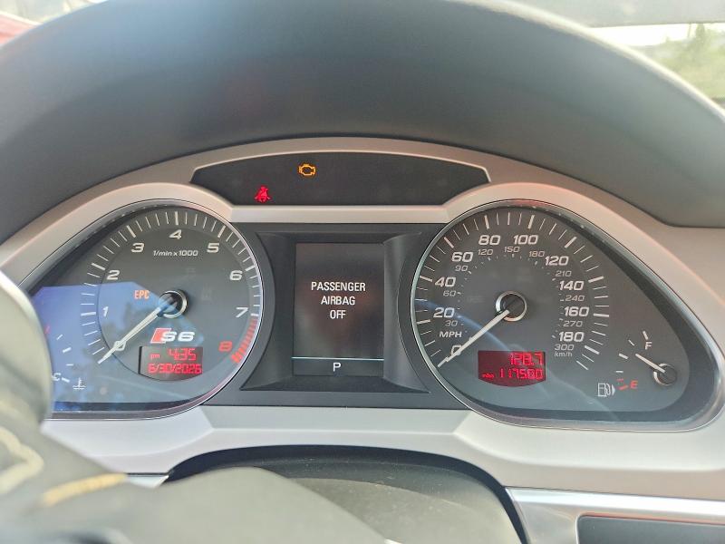 2011 Audi S6 VIN WAUBNAFB5BN024029 COPART salvage auction — FRONT END, Mi - Certificate Of Title, sold $2,000 on 2026-07-15 (photo 9)
