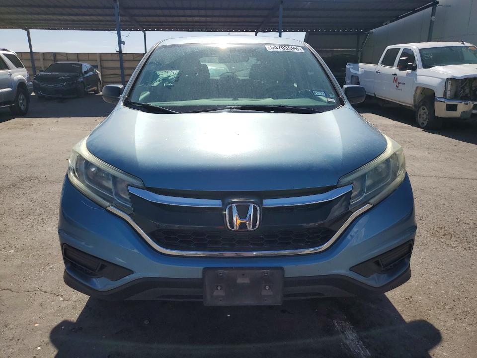 2015 Honda Cr-v VIN 2HKRM3H39FH546853 COPART salvage auction — MECHANICAL, Tx - Salvage Vehicle Title, sold $3,550 on 2026-07-24 (photo 5)