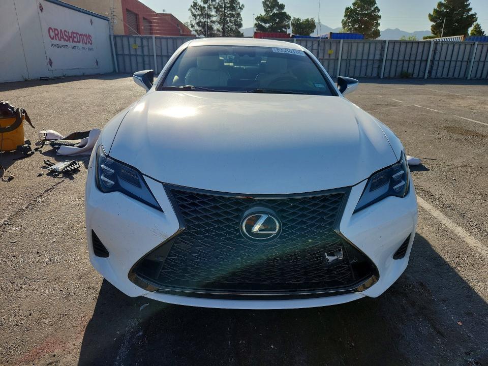2023 Lexus Rc VIN JTHGZ5BC4P5027190 COPART salvage auction — REAR END, Tx - Salvage Vehicle Title, sold $12,500 on 2026-08-21 (photo 5)