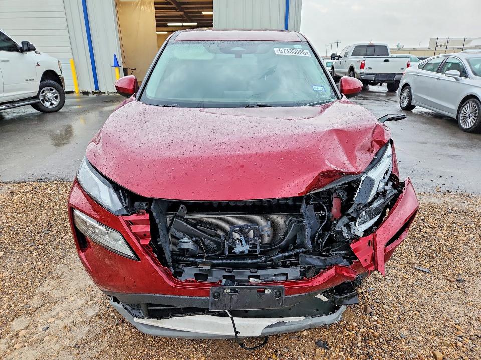 2023 Nissan Rogue VIN JN8BT3BA7PW006901 COPART salvage auction — FRONT END, Tx - Salvage Vehicle Title, sold $5,300 on 2026-07-15 (photo 5)