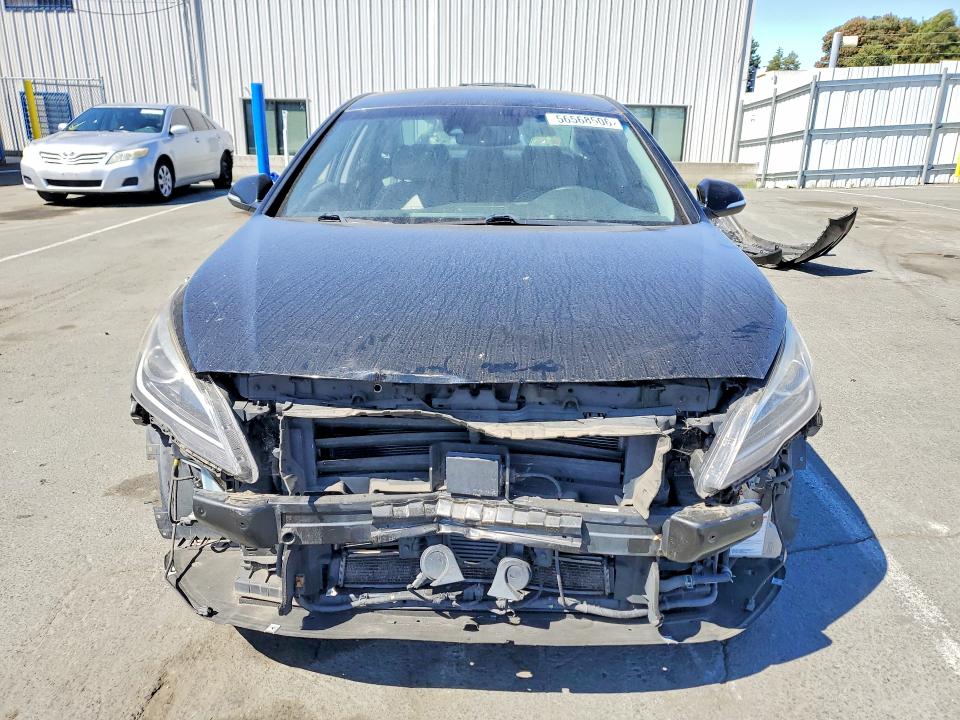 2017 Hyundai Sonata hybrid VIN KMHE54L21HA049222 COPART salvage auction — FRONT END, CA - SALVAGE CERTIFICATE, sold $875 on 2026-07-10 (photo 5)