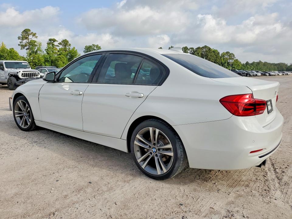 2016 BMW 3 series VIN WBA8E9C58GK648942 COPART salvage auction — FRONT END, TX - SALVAGE VEHICLE TITLE, sold $1,250 on 2026-07-24 (photo 2)