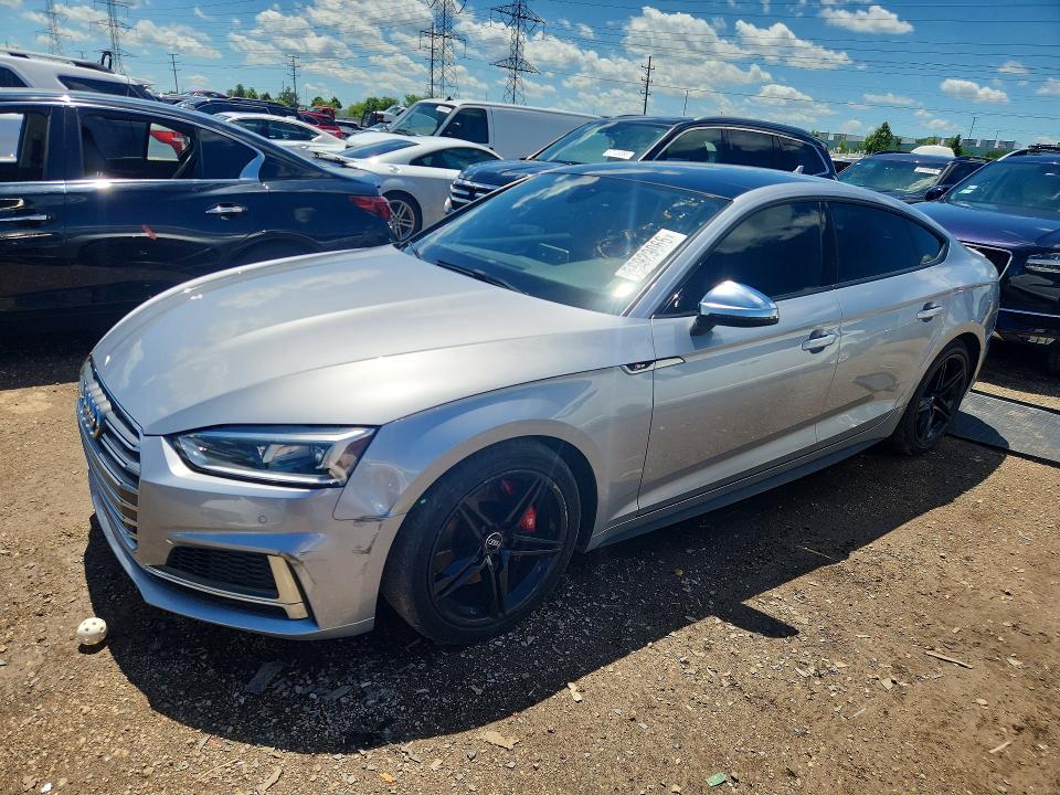 2018 Audi VIN WAUB4CF55JA012347 COPART salvage auction — MINOR DENT/SCRATCHES, Il - Certificate Of Title (P), sold $13,200 on 2026-07-28 (photo 1)