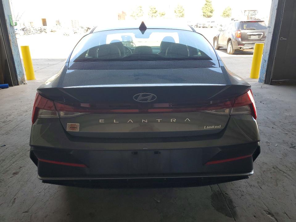 2025 Hyundai Elantra VIN KMHLP4DG2SU069805 COPART salvage auction — FRONT END, TX - SALVAGE VEHICLE TITLE (P), sold $150 on 2026-07-24 (photo 6)