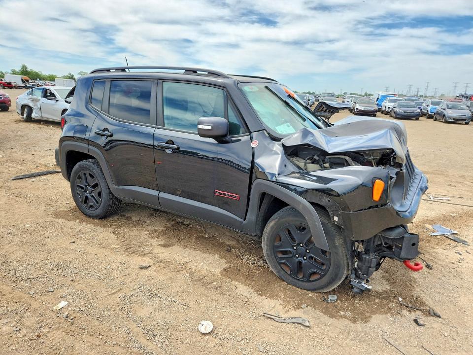 2018 Jeep Renegade VIN ZACCJBCB9JPH98383 COPART salvage auction — FRONT END, IL - SALVAGE CERTIFICATE, sold $525 on 2026-07-30 (photo 4)