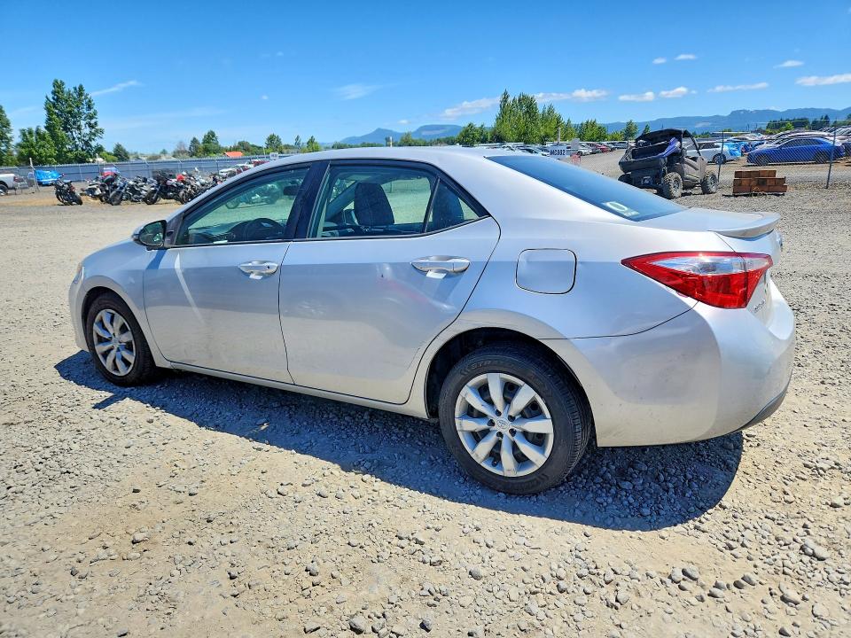 2014 Toyota Corolla VIN 5YFBURHE3EP007927 COPART salvage auction — FRONT END, Or - Salvage Title Certificate, sold $575 on 2026-07-28 (photo 2)