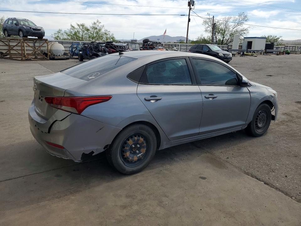 2021 Hyundai Accent VIN 3KPC24A64ME141457 COPART salvage auction — FRONT END, Tx - Certificate Of Title (P), sold $2,750 on 2026-07-10 (photo 3)