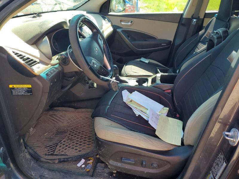2013 Hyundai Santa fe VIN KM8SMDHF5DU014581 COPART salvage auction — FRONT END, NY - MV-907A SALVAGE CERTIFICATE, sold $1,200 on 2026-07-08 (photo 7)