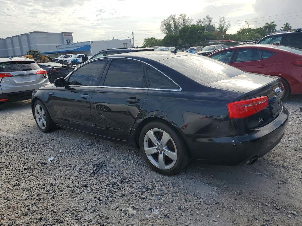 2012 Audi A6 VIN WAUGGAFCXCN156083 COPART salvage auction — SIDE, Fl - Certificate Of Title, sold $350 on 2026-07-10 (photo 2)