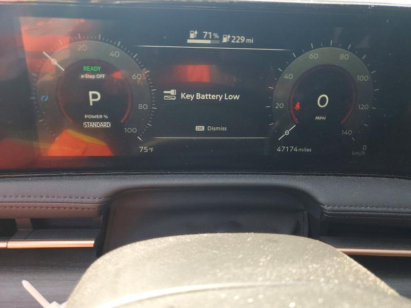 2023 Nissan Ariya VIN JN1DF0BB5PM705087 COPART salvage auction — UNDERCARRIAGE, CA - SALVAGE CERTIFICATE, sold $12,600 on 2026-07-08 (photo 9)