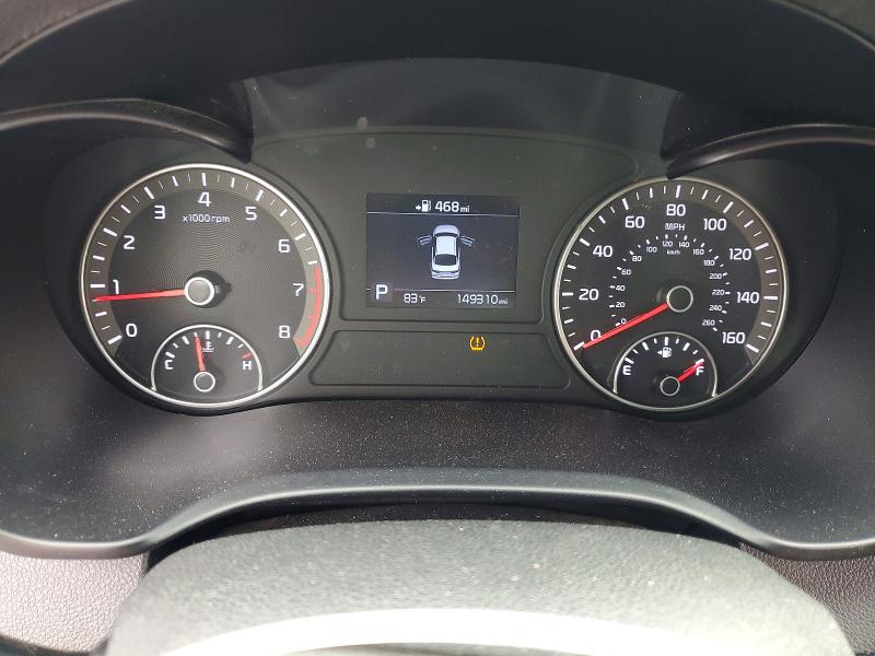 2019 Kia Optima VIN 5XXGT4L31KG297980 COPART salvage auction — FRONT END, Salvage Title, sold $650 on 2026-07-28 (photo 9)