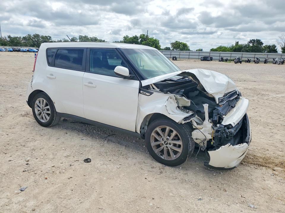 2017 Kia Soul VIN KNDJP3A55H7501643 COPART salvage auction — FRONT END, Tx - Salvage Vehicle Title, sold $875 on 2026-07-30 (photo 4)
