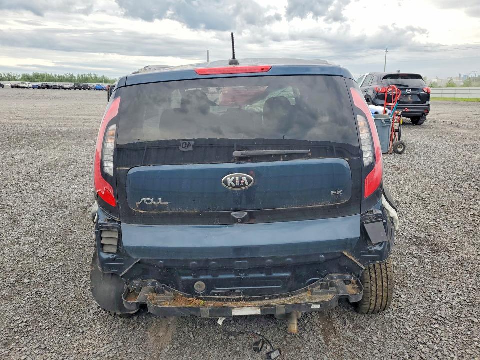 2018 Kia Soul VIN KNDJP3A51J7512418 COPART salvage auction — ALL OVER, Qc - Gravement Accidente, sold $600 on 2026-07-23 (photo 6)