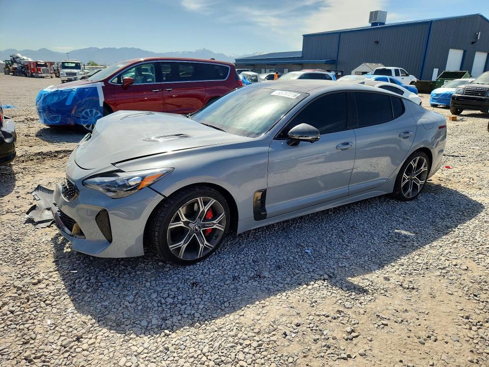 2023 Kia VIN KNAE55LC4P6134556 COPART salvage auction — FRONT END, Ut - Salvage Certificate, sold $8,200 on 2026-07-24 (photo 1)