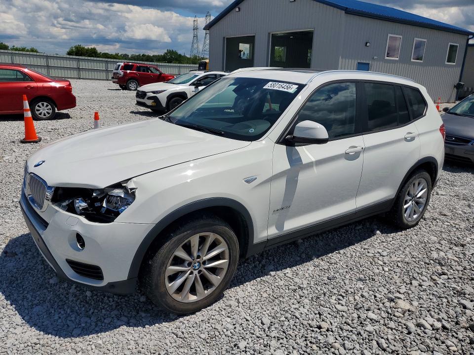 2015 BMW X3 VIN 5UXWX9C57F0D47353 COPART salvage auction — FRONT END, Oh - Cert Of Title-Salvage, sold $1,650 on 2026-07-28 (photo 1)