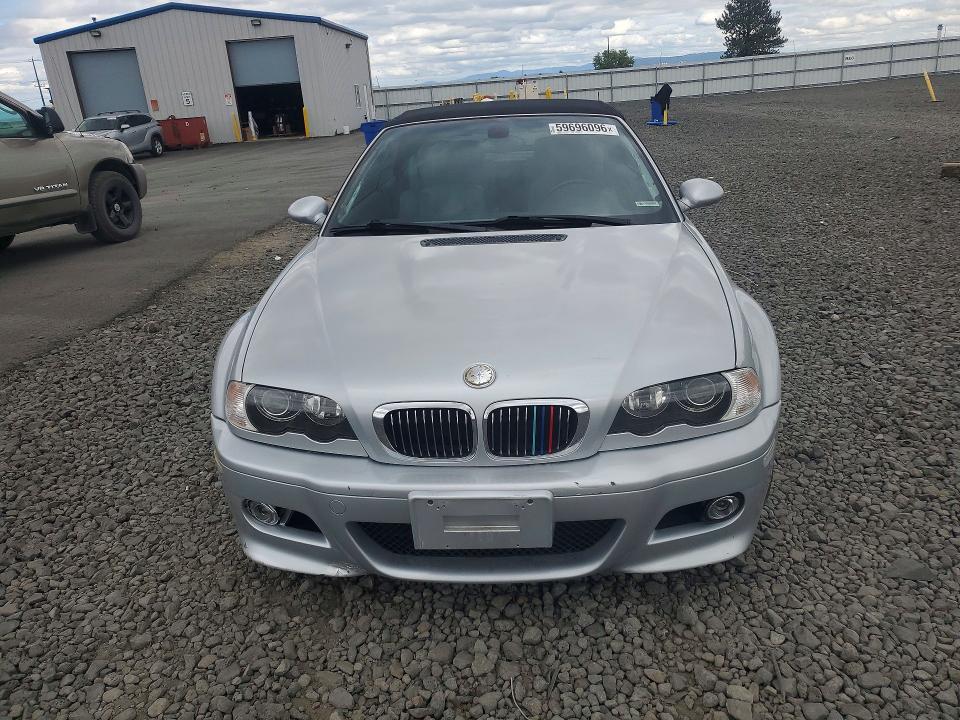 2002 BMW M3 VIN WBSBR93492EX23443 COPART salvage auction — REAR END, WA - BILL OF SALE, sold $3,600 on 2026-07-22 (photo 5)
