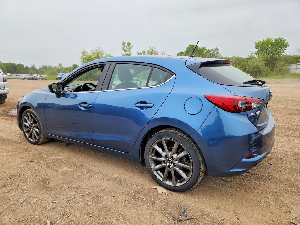 2018 Mazda 3 VIN 3MZBN1L35JM254840 COPART salvage auction — HAIL, OH - CERT OF TITLE-SALVAGE, sold $7,200 on 2026-07-09 (photo 2)
