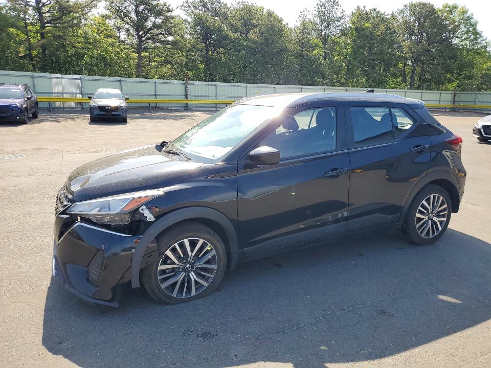 2021 Nissan Kicks VIN 3N1CP5CV0ML539601 COPART salvage auction — FRONT END, Wv - Certificate Of Title, sold $1,200 on 2026-07-30 (photo 1)