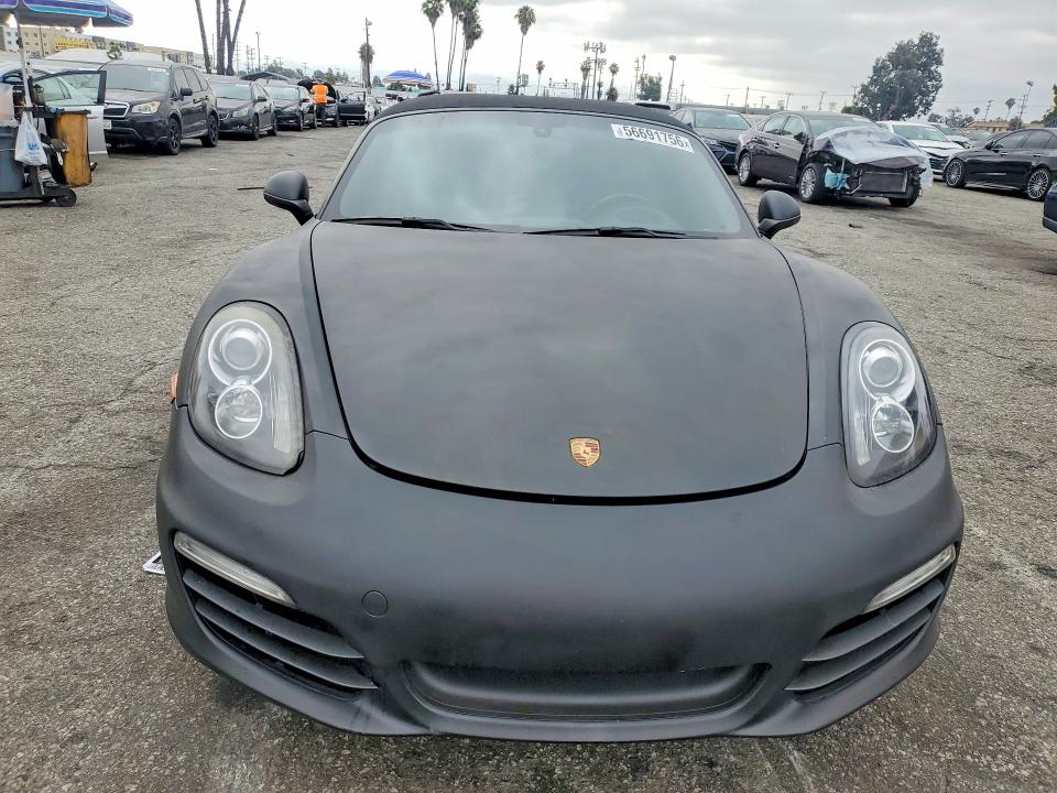 2015 Porsche Boxster VIN WP0CA2A81FK110160 COPART salvage auction — REAR END, Ca - Cert Of Title-Salvaged, sold $14,900 on 2026-07-17 (photo 5)