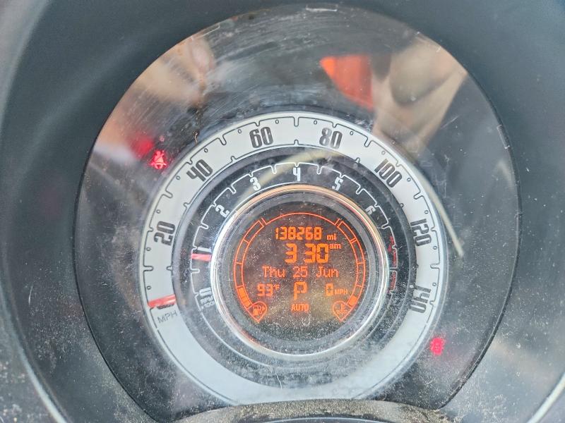 2015 Fiat VIN 3C3CFFAR3FT667348 COPART salvage auction — FRONT END, Va - Certificate Of Title (P), sold $3,300 on 2026-07-08 (photo 9)