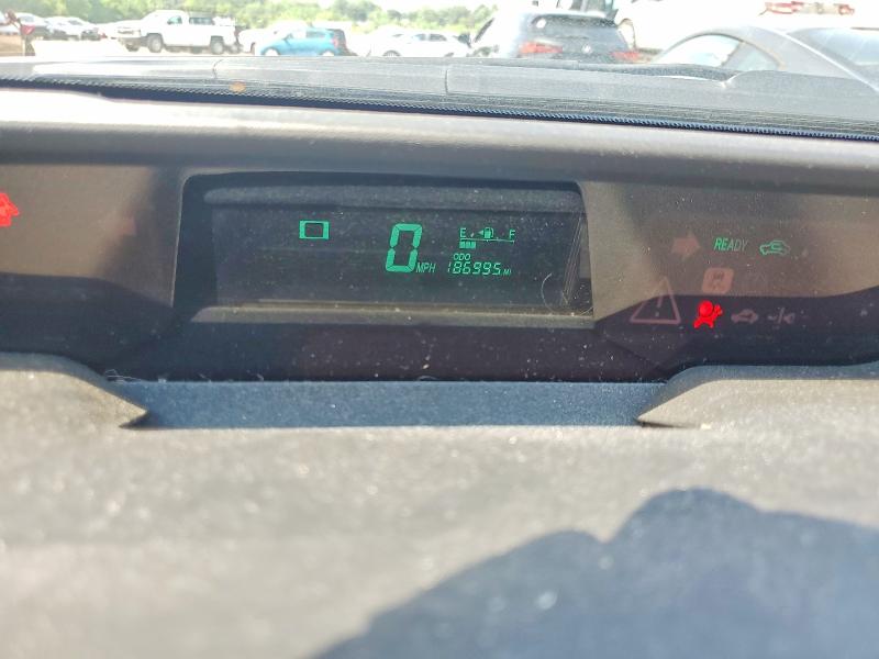 2009 Toyota Prius VIN JTDKB20U897873887 COPART salvage auction — FRONT END, Md - Cert Of Salvage > 75% Damage, sold $400 on 2026-07-06 (photo 9)